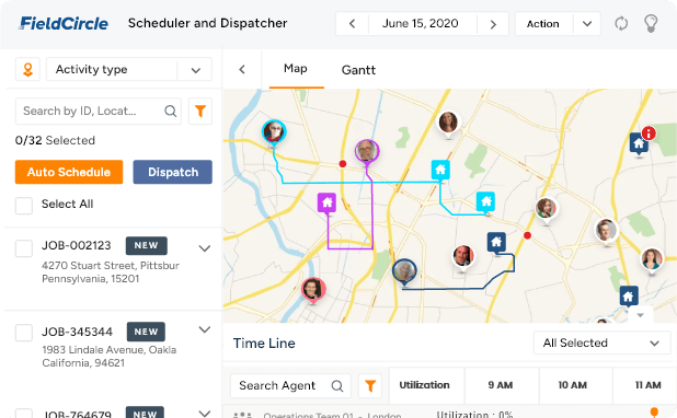 Automated Scheduling and Dispatching