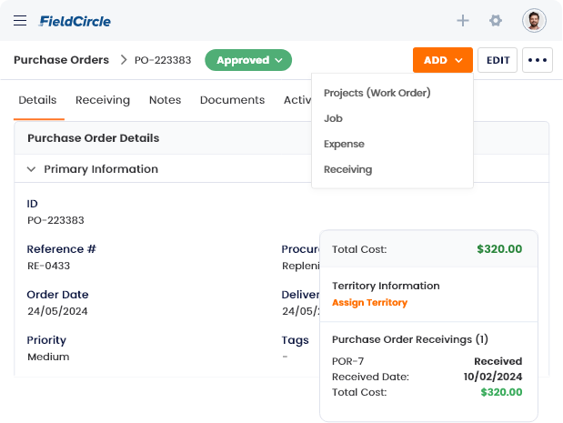 Purchase Order Software for Asset Management