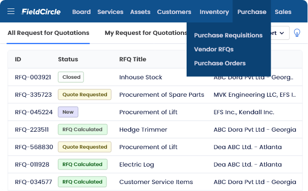 Automated Vendor Management