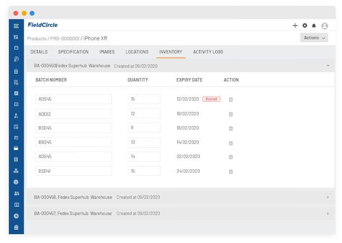 Batch, Serial and Barcodes
