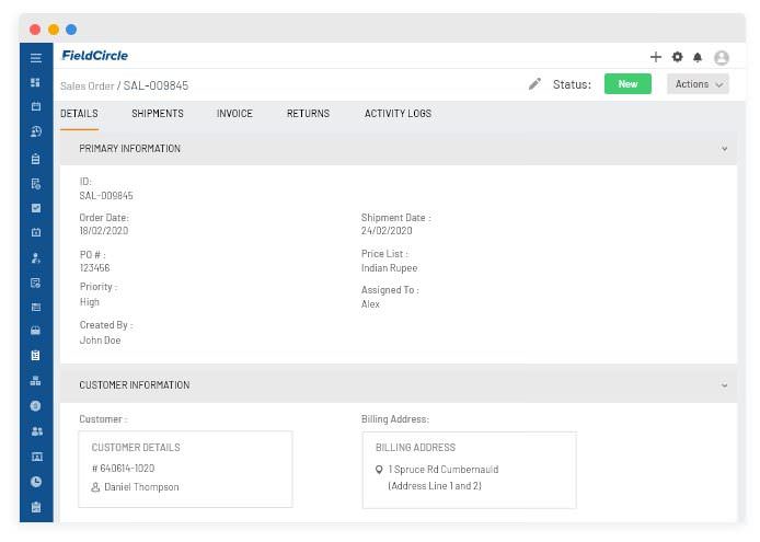Order management
