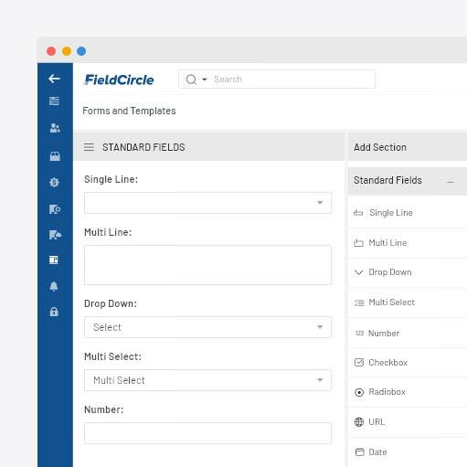 Custom checklists and form builder in facility management software